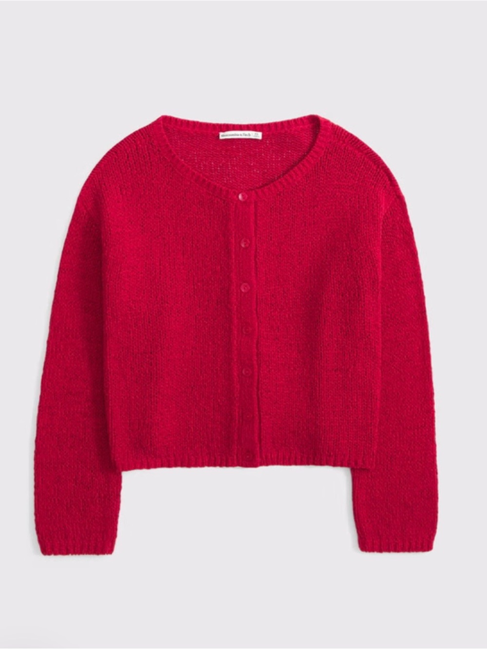 NWT Abercrombie Open-Stitch Textural Crew Cardigan